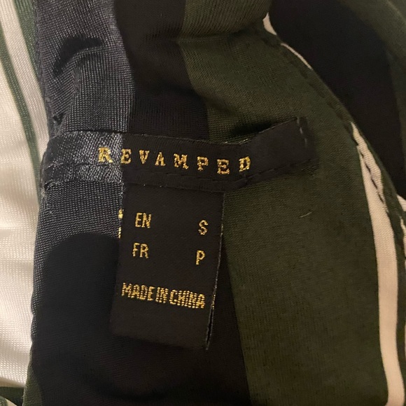 Revamped Black and White Backless Dress - Picture 4 of 5